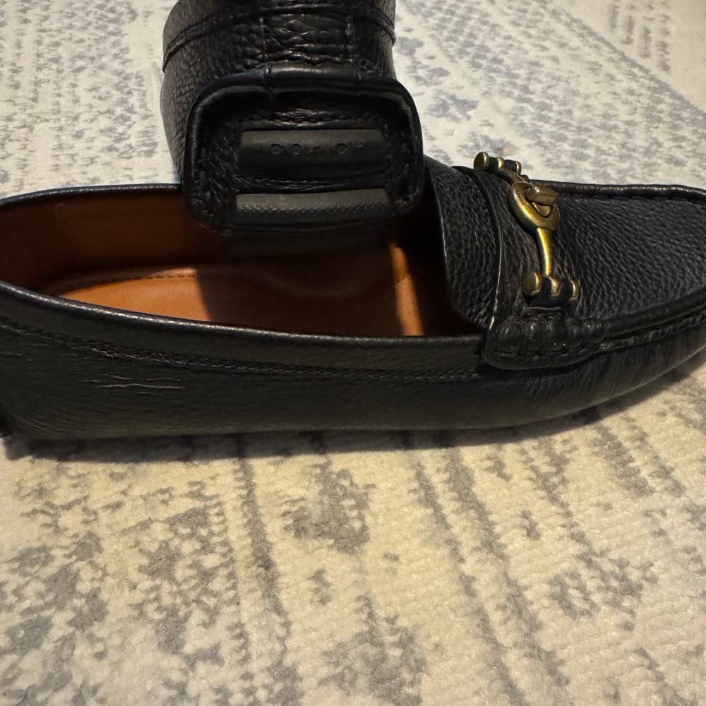 COACH Women's Crosby Driver Turnlock Flats - Picture 8 of 9
